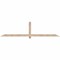 Ekena Millwork Eugene Smooth Timber Gable Bracket, Douglas Fir, 96"W x 24"H x 3 1/2"D x 3 1/2"F, 6/12 Pitch GBW096X24X0404EUG00SDF - alternate 1